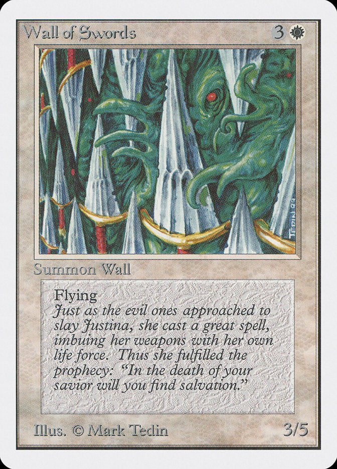 Wall of Swords [Unlimited Edition] | One MTG