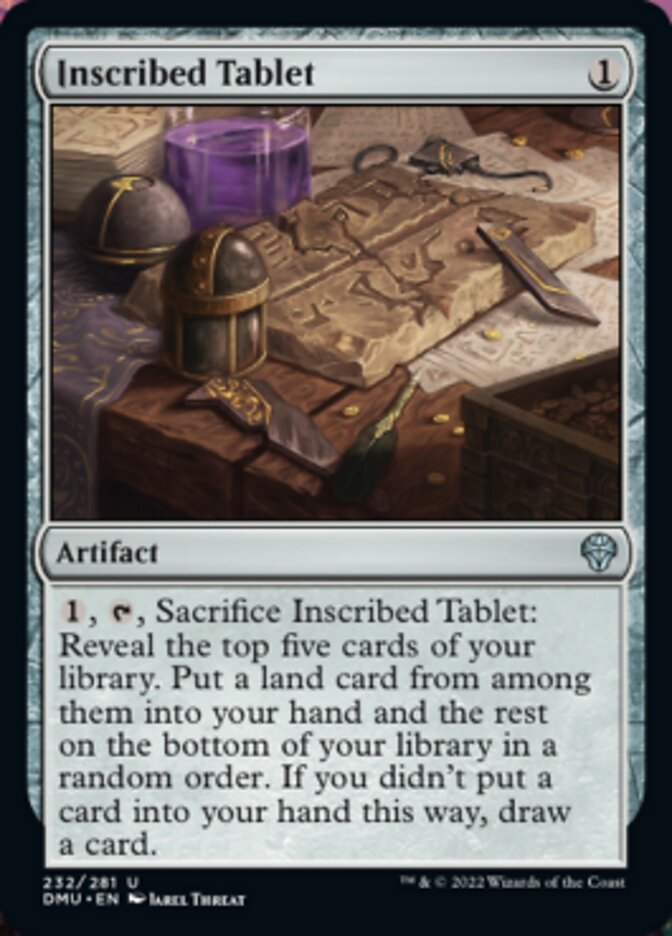 Inscribed Tablet [Dominaria United]