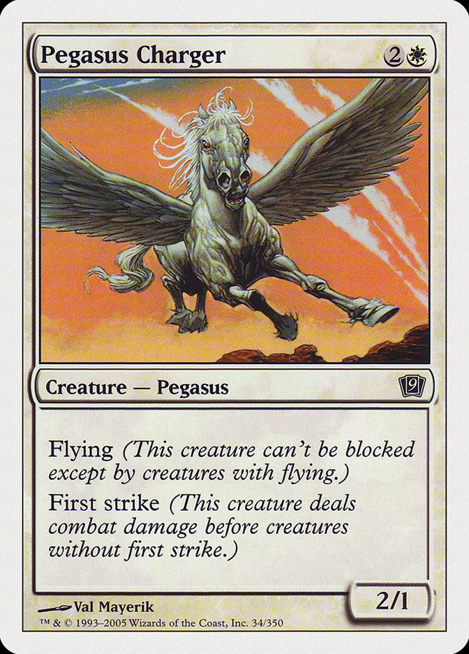 Pegasus Charger [Ninth Edition] | One MTG