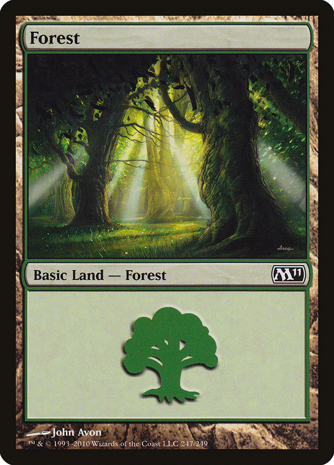 Forest (247) [Magic 2011] | One MTG