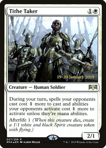 Tithe Taker [Ravnica Allegiance Prerelease Promos]