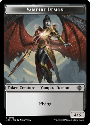Vampire Demon Token [The Lost Caverns of Ixalan Tokens]
