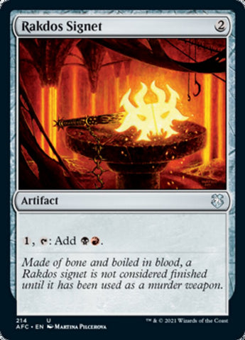 Rakdos Signet [Dungeons & Dragons: Adventures in the Forgotten Realms Commander]