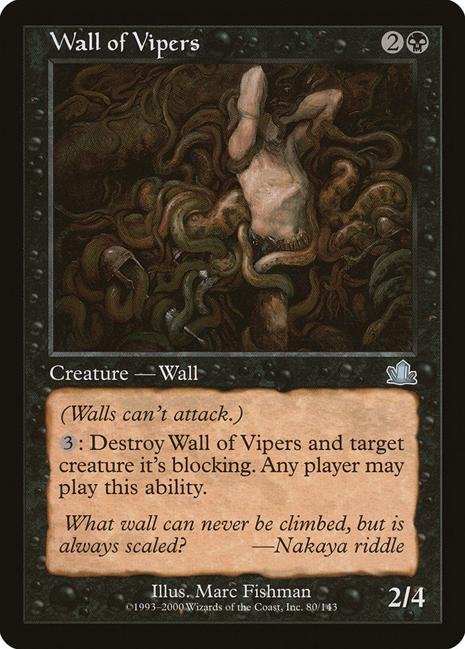 Wall of Vipers [Prophecy] | One MTG