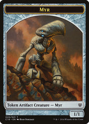 Myr // Bird (002) Double-Sided Token [Commander 2016 Tokens]