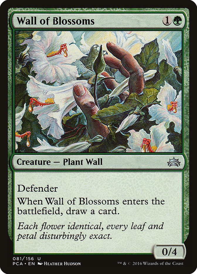 Wall of Blossoms [Planechase Anthology] | One MTG