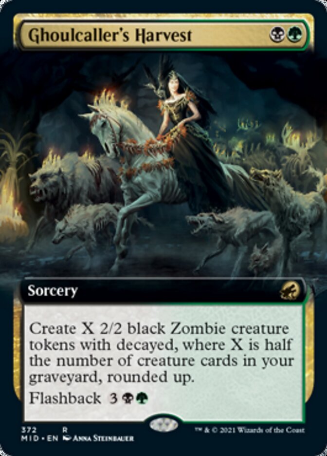 Ghoulcaller's Harvest (Extended Art) [Innistrad: Midnight Hunt]