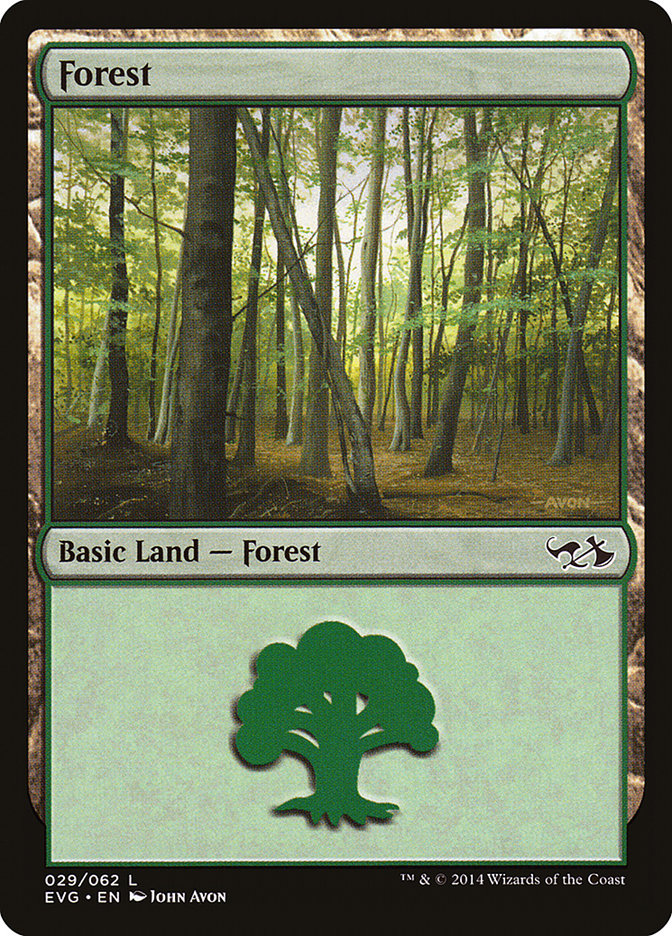 Forest (29) (Elves vs. Goblins) [Duel Decks Anthology]