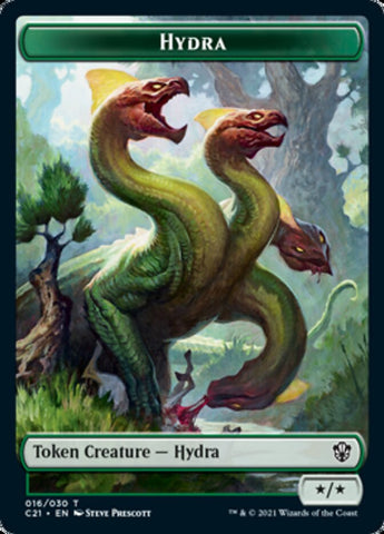 Hydra // Boar Double-Sided Token [Commander 2021 Tokens]