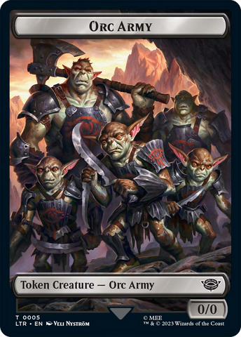 Food (09) // Orc Army (05) Double-Sided Token [The Lord of the Rings: Tales of Middle-Earth Tokens]