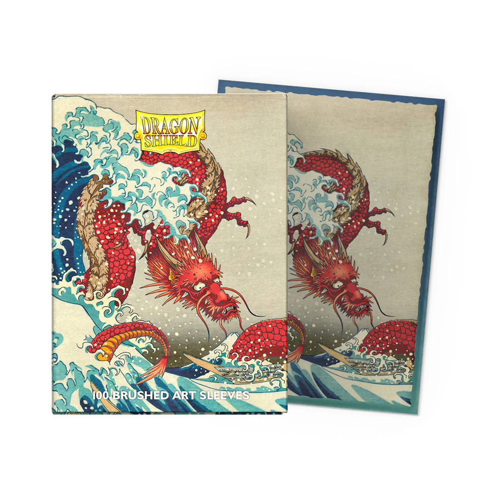 Dragon Shield Sleeves - Brushed Art [Great Wave]