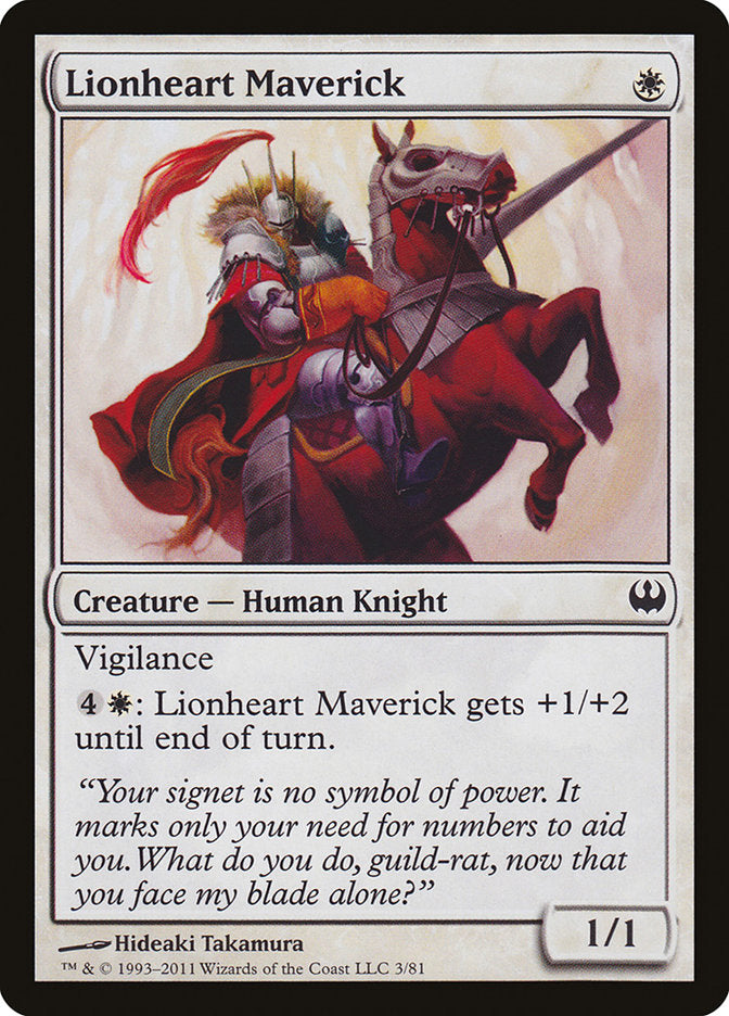 Lionheart Maverick [Duel Decks: Knights vs. Dragons] | One MTG