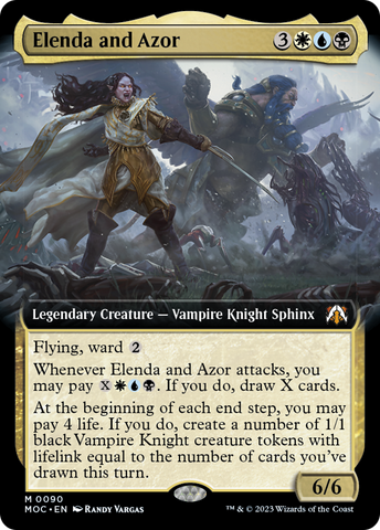 Elenda and Azor (Extended Art) [March of the Machine Commander]
