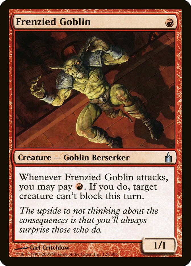 Frenzied Goblin [Ravnica: City of Guilds]