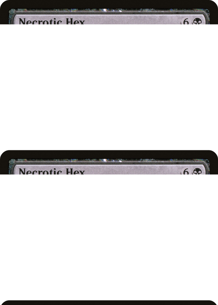 Necrotic Hex [Starter Commander Decks]