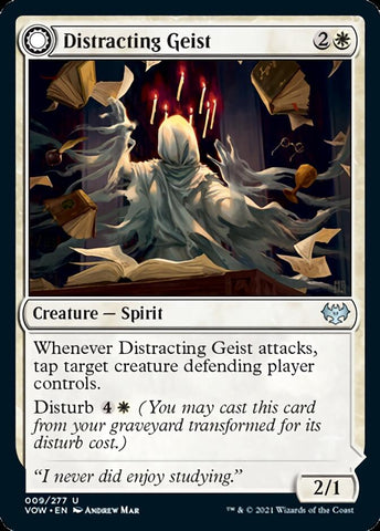 Distracting Geist // Clever Distraction [Innistrad: Crimson Vow]