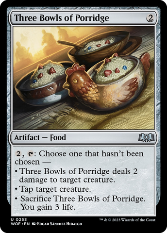 Three Bowls of Porridge [Wilds of Eldraine]