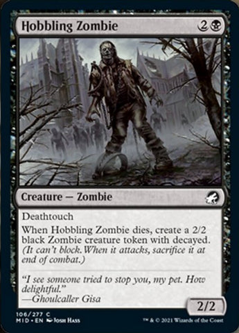 Hobbling Zombie [Innistrad: Midnight Hunt]
