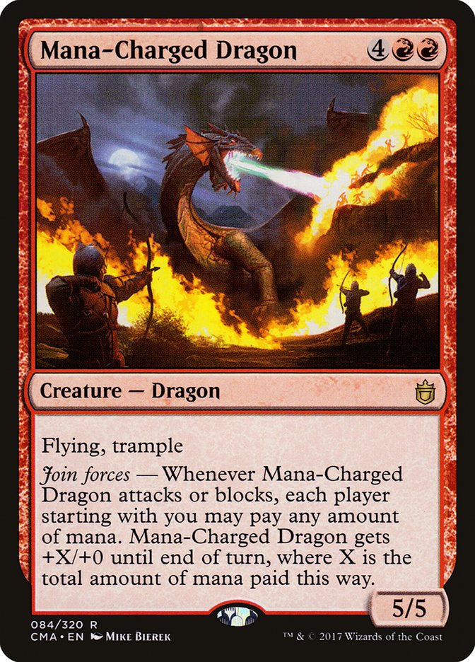 Mana-Charged Dragon [Commander Anthology] | One MTG