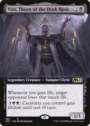 Vito, Thorn of the Dusk Rose (Extended Art) [Core Set 2021]