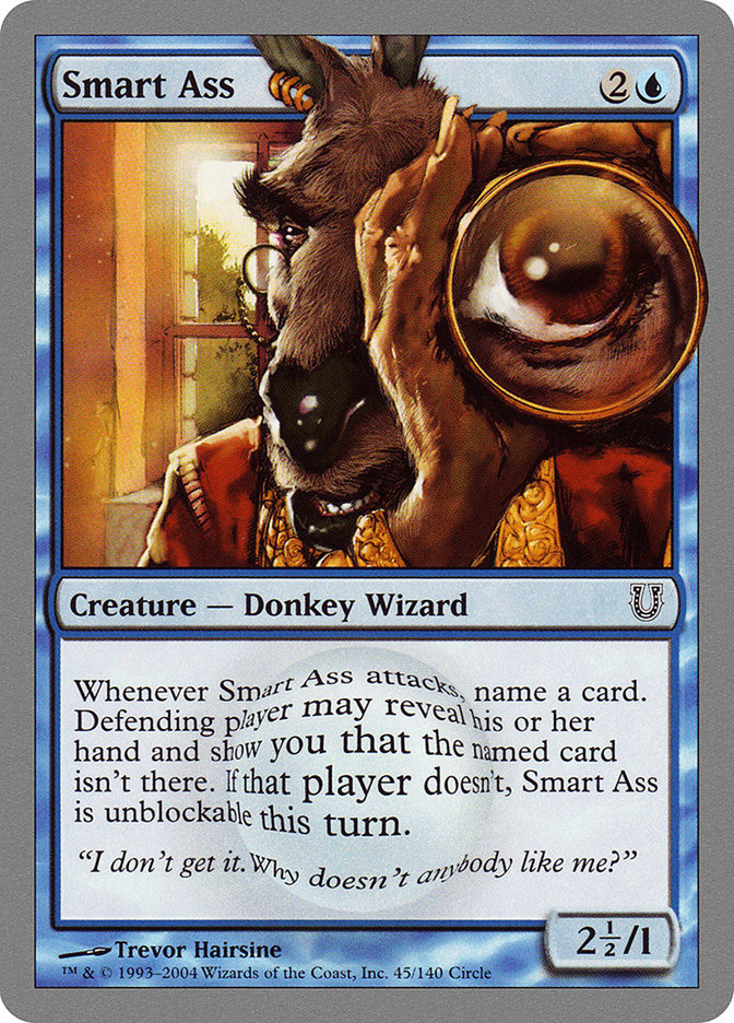 Smart Ass [Unhinged] | One MTG