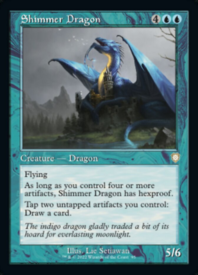 Shimmer Dragon (Retro) [The Brothers' War Commander] | One MTG