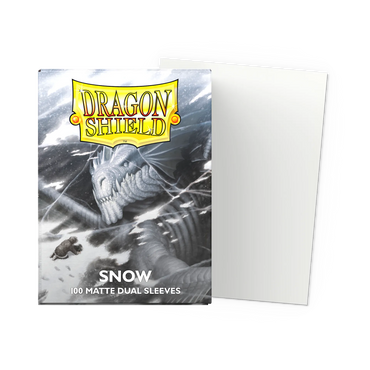 Dragon Shield Sleeves - Matte Dual [Snow]