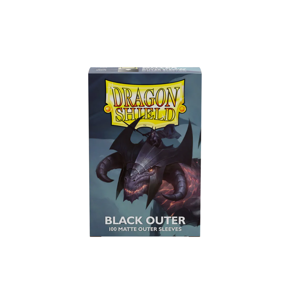 Dragon Shield Sleeves - Matte Outer [Black]