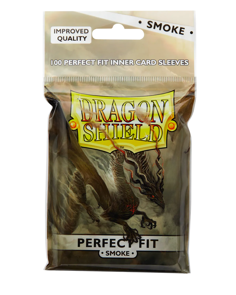 Dragon Shield Sleeves - Perfect Fit Toploading [Smoke]
